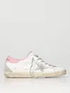 Golden Goose Super-star Leather Upper And Heel Suede Star And Spur Cream Sole In Multi