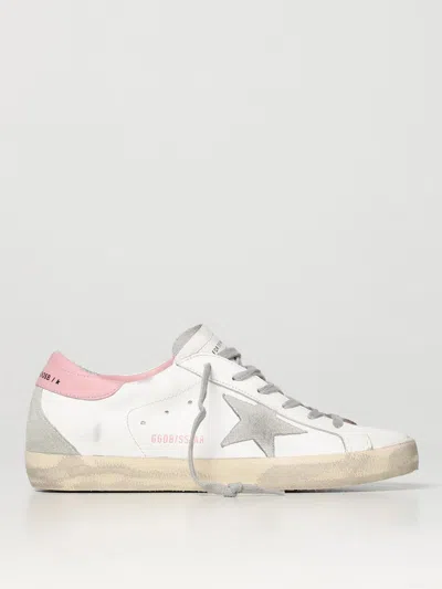 GOLDEN GOOSE SUPER STAR CLASSIC GOLDEN GOOSE LEATHER SNEAKERS,376584001