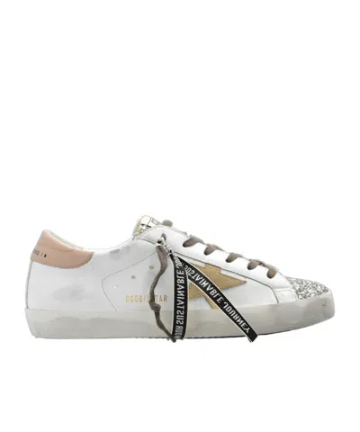 GOLDEN GOOSE GOLDEN GOOSE DELUXE BRAND STAR PATCH GLITTERED SNEAKERS
