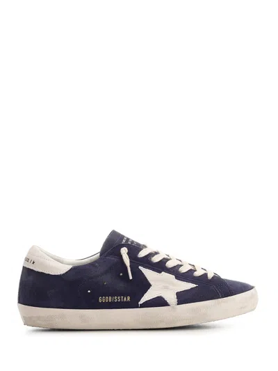 Golden Goose Super-star Classic Sneakers In Blue/white