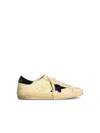 Golden Goose Super-star Classic Sneakers In White Nappa Leather In Nude