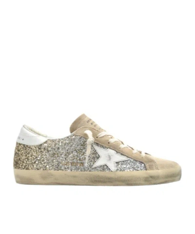 GOLDEN GOOSE GOLDEN GOOSE DELUXE BRAND SUPER STAR GLITTERED SNEAKERS