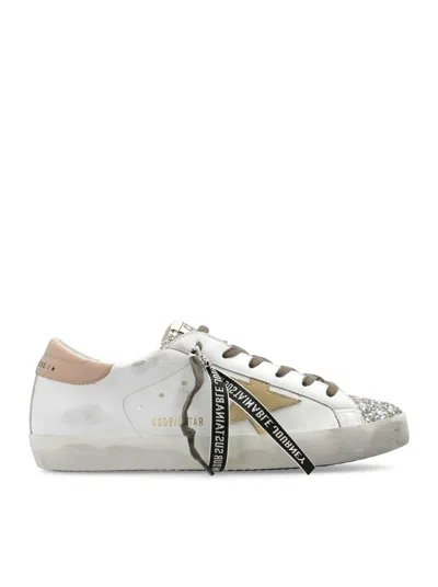 Golden Goose Super-star Classic Leather Sneakers In White