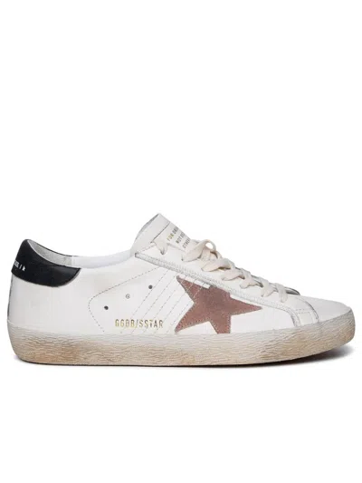 Golden Goose Man  'super-star Classic' White Leather Sneakers