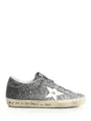 Golden Goose Super-star Classic With List Glitter Upper Toe Tongue And Heel Laminated Star Sneakers Grey