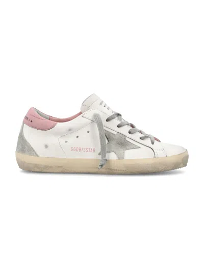 Golden Goose Super Star Classic Women Sneakers In White Ice Light Pink