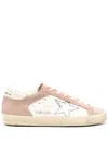 Golden Goose Super-star Distressed-finish Sneakers In 中性色