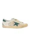 Golden Goose Stylish Vintage Effect Lace-up Sneakers For Men In Nude