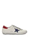 Golden Goose Superstar Multicolor Low Top Sneakers With Logo Patch On The Tongue And Contrasting Heel With Logo L In White