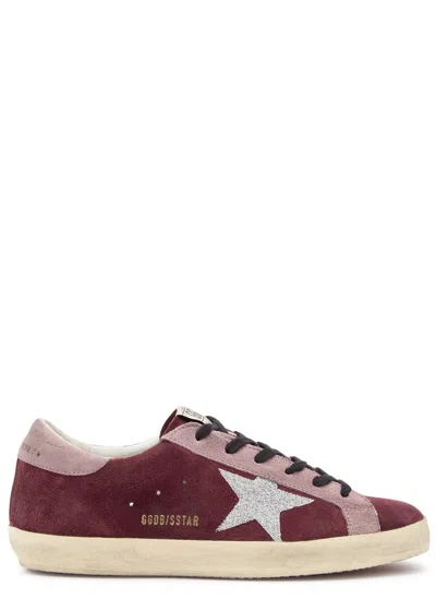 GOLDEN GOOSE GOLDEN GOOSE SUPER-STAR DISTRESSED SUEDE SNEAKERS