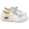 Golden Goose Super-star Dream Maker Sneakers In White Canvas In White