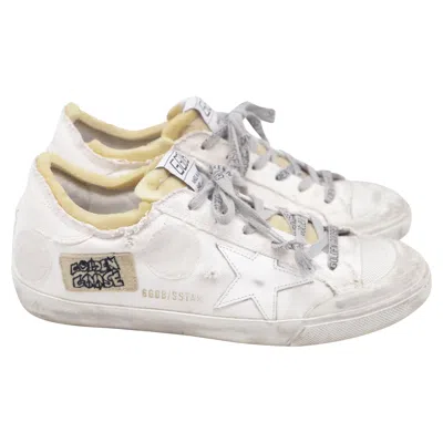 Golden Goose Super-star Dream Maker Sneakers In White Canvas