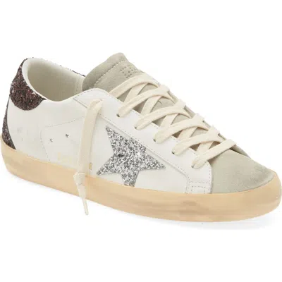 Golden Goose Super-star Glitter Detail Low Top Sneaker In Multi