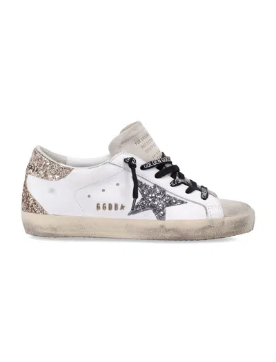 Golden Goose Super Star Glitter Star In Multi