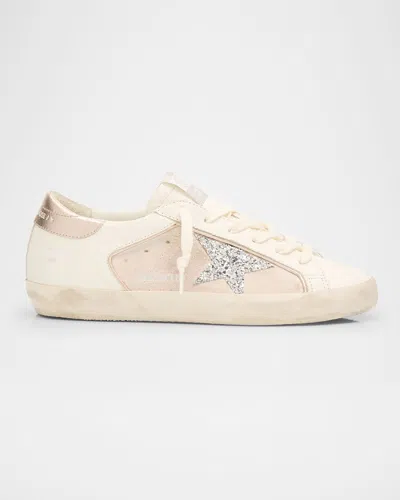 Golden Goose Super Star Glitter-star Low-top Sneakers