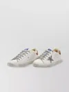 Golden Goose Sneakers Distressed Leather Glitter Star In White