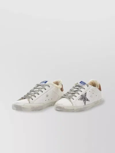 Golden Goose "super Star" Glitter Star Sneakers