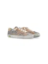Golden Goose Boys Pink Kids Super Star Glitter-embellished Woven Low-top Trainers 6 Months-5 Years In Cinder Powder Pink