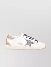 Golden Goose Super-star Glittered Sneakers In White