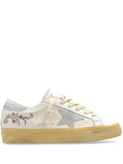 Golden Goose Super Star High Foxing Vce Sole Trainers For Women In White