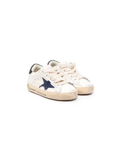 Golden Goose Babies' Super-star Junior Sneakers In White