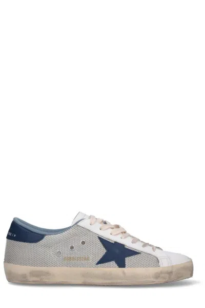 Golden Goose Super Star Lace-up Sneakers In Beige