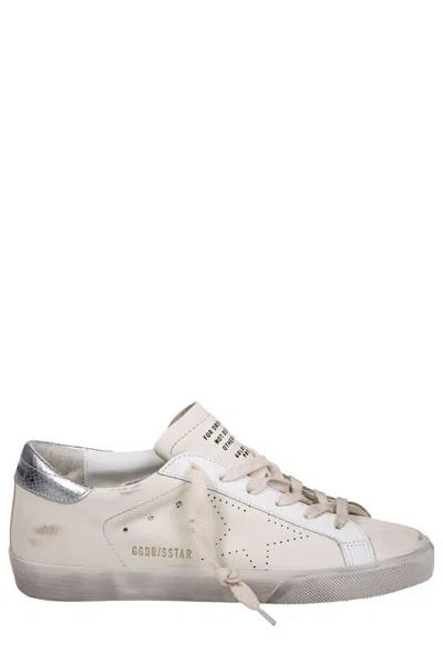 Golden Goose Super Star Lace-up Sneakers In Brown