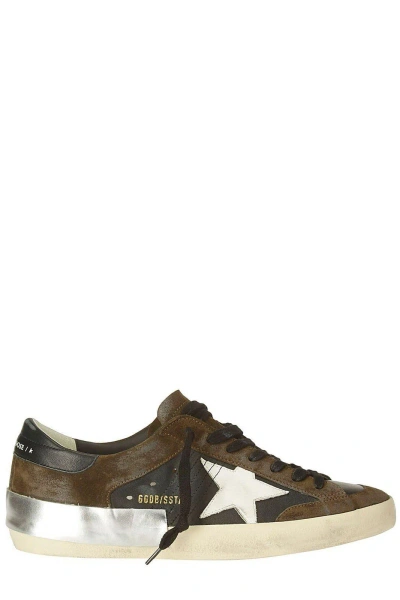 Golden Goose Super Star Lace-up Trainers In Multicolour