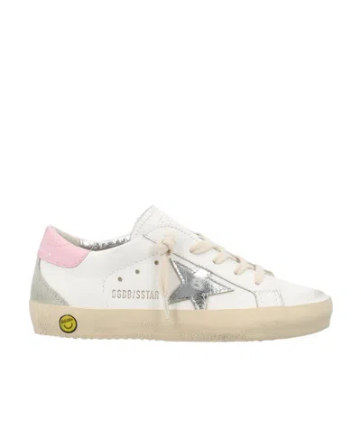 GOLDEN GOOSE GOLDEN GOOSE KIDS STAR PATCH LACE-UP SNEAKERS