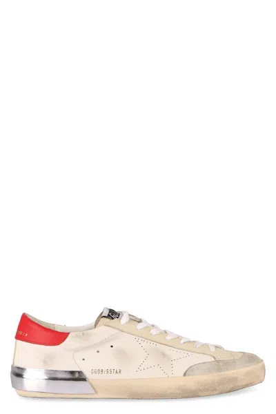 Golden Goose Super-star Leather Low-top Sneakers In White