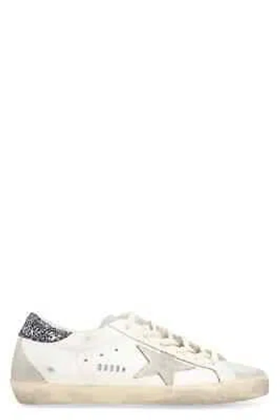 Pre-owned Golden Goose Super-star Leather Low-top Sneakers In White
