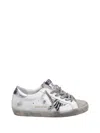Golden Goose Zebra-printed Suede Toe Sneakers With Laminated Heel In Neutral
