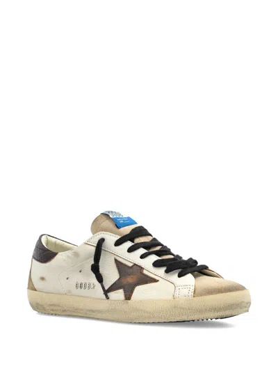 GOLDEN GOOSE SUPER-STAR LEATHER SNEAKERS