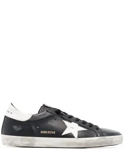 GOLDEN GOOSE SUPER STAR LEATHER SNEAKERS