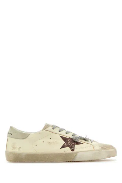 GOLDEN GOOSE GOLDEN GOOSE SUPER-STAR LEATHER SNEAKERS
