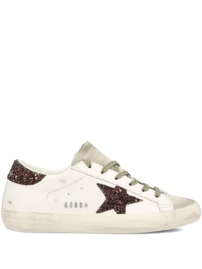 Golden Goose Deluxe Brand Women Super Star Leather Sneakers In Neutral