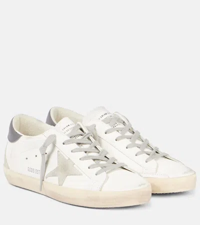 GOLDEN GOOSE SUPER-STAR LEATHER SNEAKERS