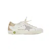 Golden Goose 'super-star' Leather Sneakers Kids In White