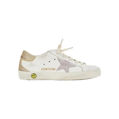 GOLDEN GOOSE 'SUPER-STAR' LEATHER SNEAKERS KIDS