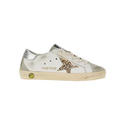 GOLDEN GOOSE 'SUPER-STAR' LEATHER SNEAKERS KIDS