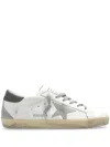 Golden Goose Super-star Leather Sneakers In Metallic