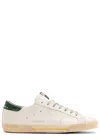 Golden Goose Super Star Leather Upper Toe And Tongue Suede Heel Sneakers Grey In Multi