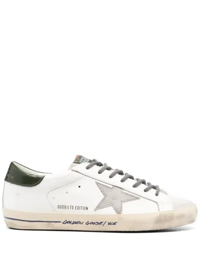 Golden Goose Star Patch Sneakers Leather Upper In Multi