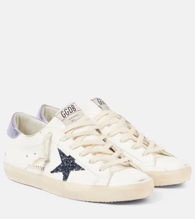 Golden Goose Super-star Leather Sneakers In Multicoloured