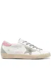 Golden Goose Leather Upper Sneakers With Suede Star Patch In Neutral