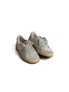 Golden Goose Super-star Leather Sneakers In Silver