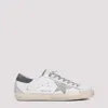 Golden Goose White Low Top Sneakers With Star Patch In Vintage Leather Woman In White