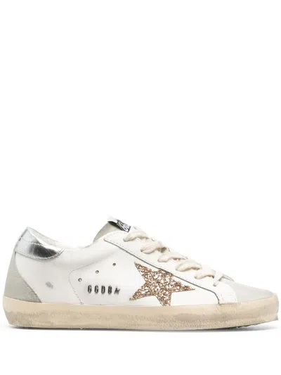 GOLDEN GOOSE SUPER-STAR LEATHER SNEAKERS