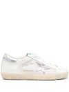 Golden Goose Super-star Leather Sneakers In White