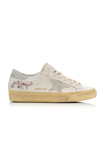 GOLDEN GOOSE SUPER-STAR LEATHER SNEAKERS